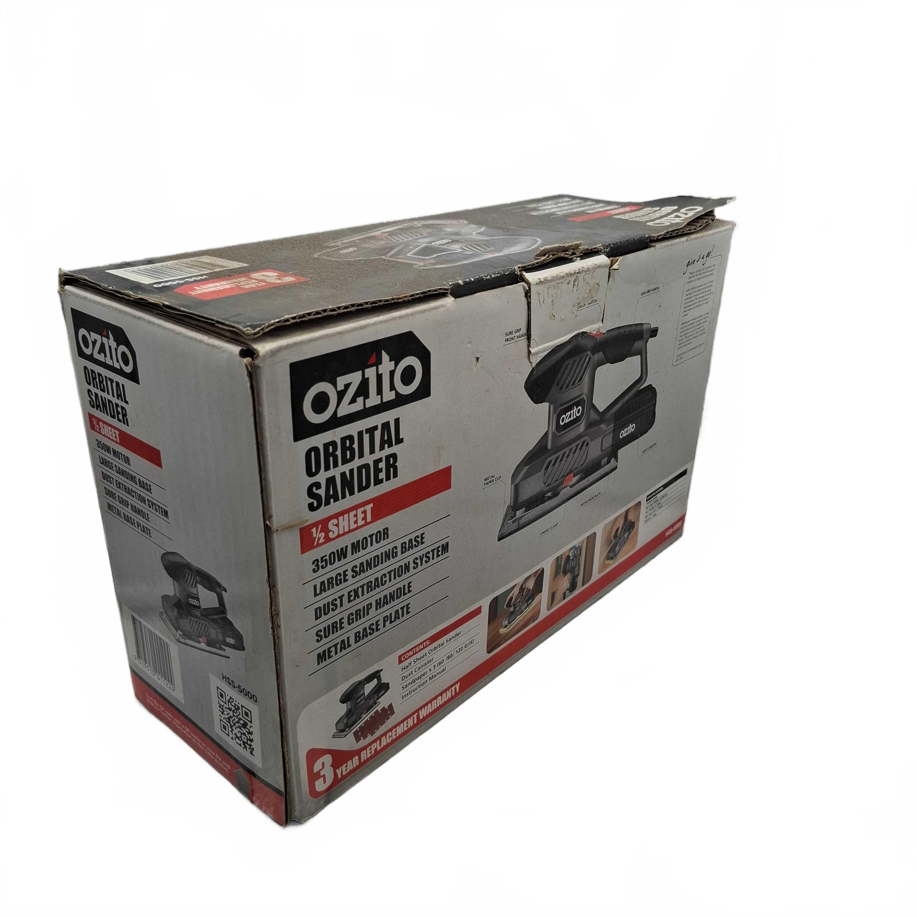 Ozito Orbital Sander HSS-5000 350W Grey (WR 1425732)