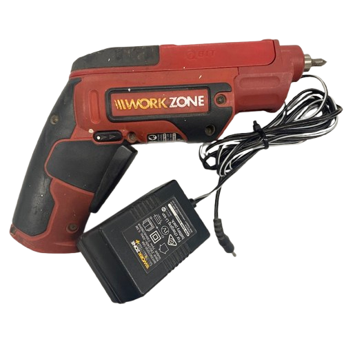 Workzone Qbit 4V Li-ion Cordless Screwdriver, With Charger. (NG 1353685)
