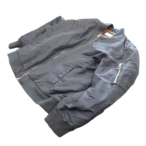 Calvin Klein MA-1 Bomber Jacket Navy/Orange Size XXL (MR)