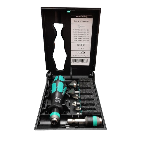 Wera 846/8 8Pce Countersink Drill Bit Set Like New