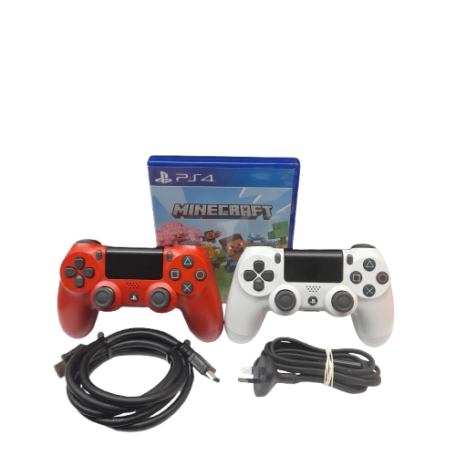 Sony PlayStation 4 1TB Black CHU-1202Bb 2 Controllers + 1 Game  (LN)