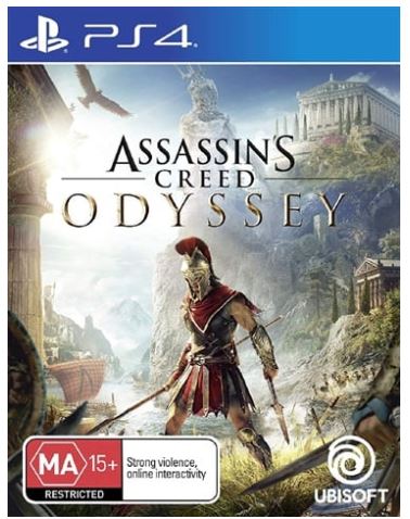 Assassins Creed odyssey Playstation 4 Game Very Good Condition With Manual