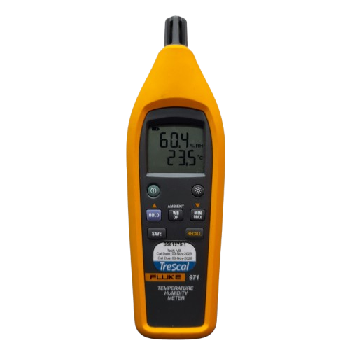 Fluke 971 Temperature Humidity Meter Yellow  (	MR)