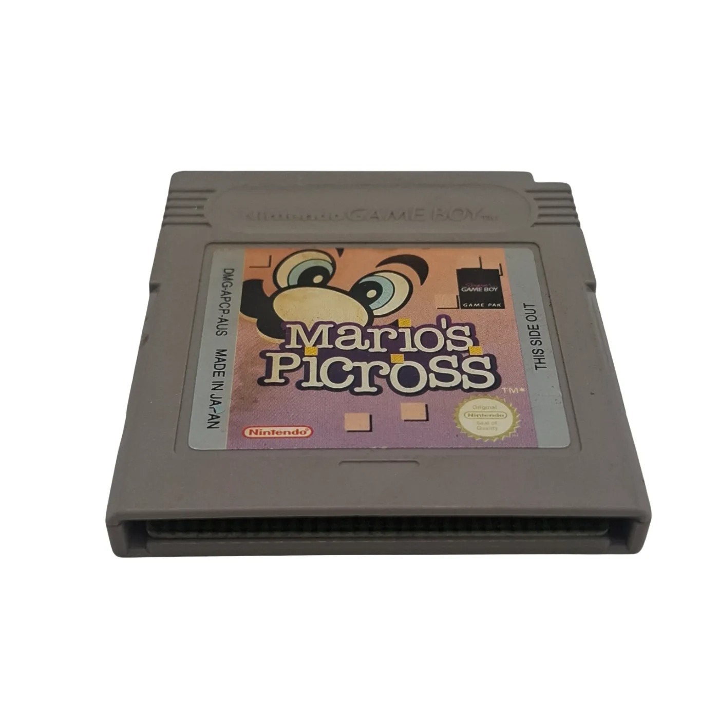 Gameboy Cartridge Mario’s Picross (WR 1426466)