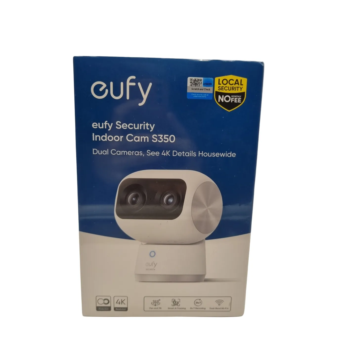 Eufy Indoor Security Camera S350 *Sealed In Box* (WR 1350426)