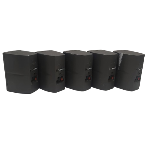 Sony SS-MS5 Surround Speaker System – 5 Micro Satellite Speakers, No Cords, Some White Paint (NA)