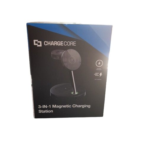 Laser 3-in-1 Wireless Charging Stand PW-3IN1BK-934 (MR)