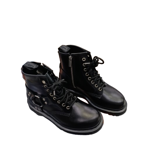 Doc Martens 1460 Harness Boots Black US Womens 6 (NA – 1423924)