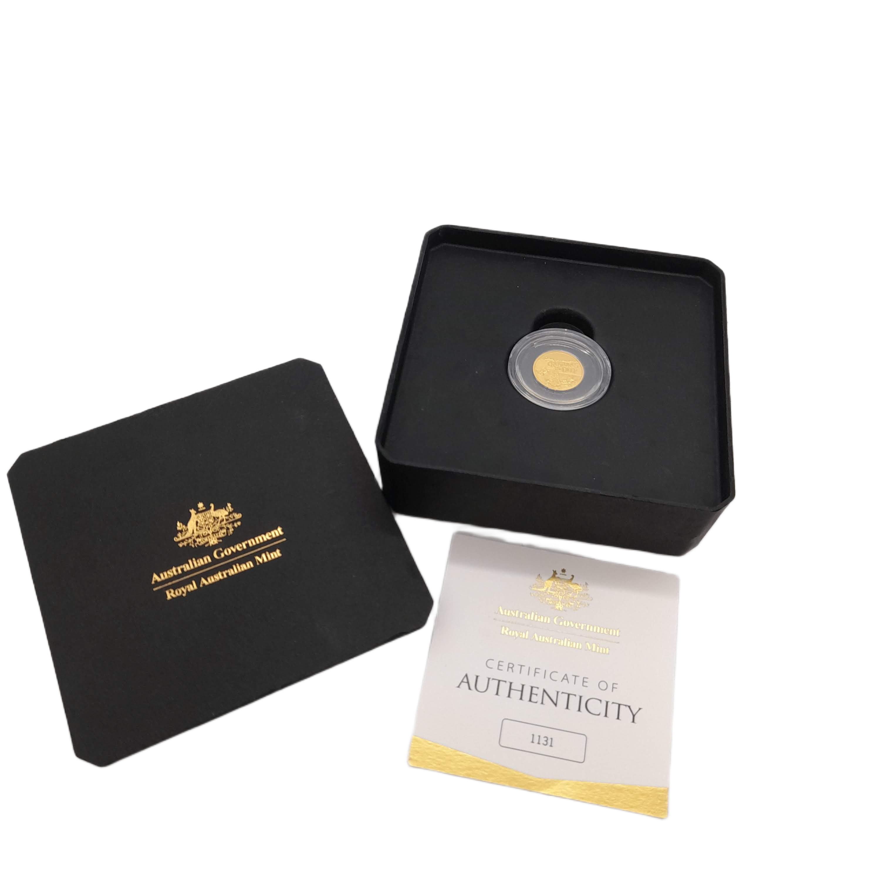 Royal Australian Mint $10 Gold Coral Coin with Box + COA (WL 1360289)