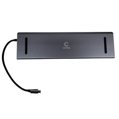 Comsol CMMP16 USB-C to Dual HDMI Multiport Adapter Stand 1080p