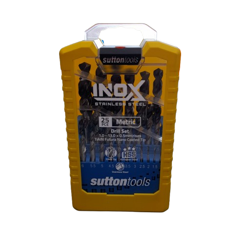 Sutton Tools HSS INOX Metric Jobber Drill Set 25pc