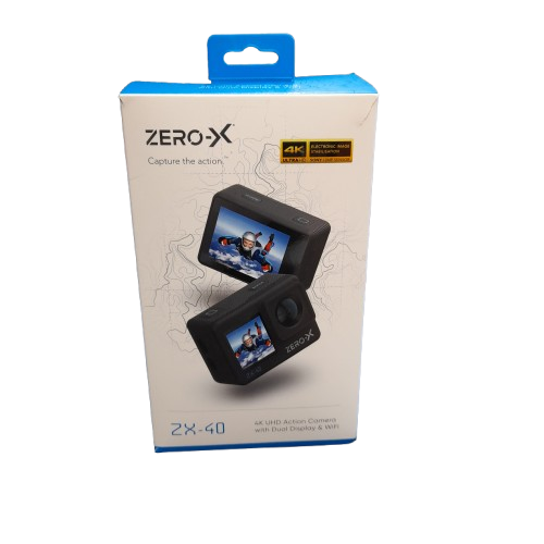 Zero-X ZX-40 Sport Camera Black (LN)