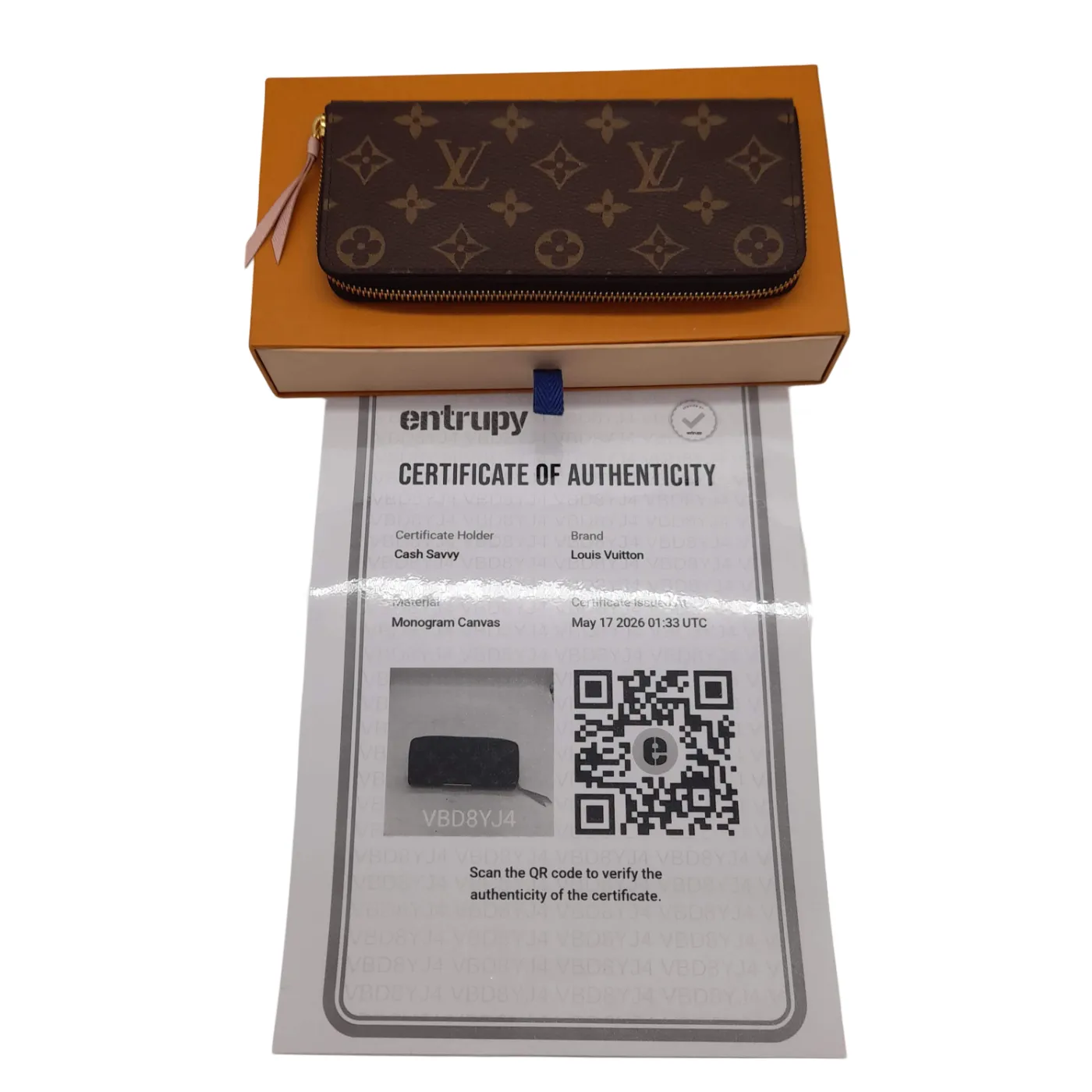 Louis Vuitton Clémence Wallet M61298 Monogram Canvas (WL )
