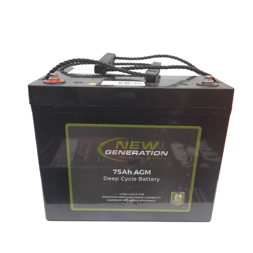 New Generation Deep Cycle Battery DC12-75AGM (MR)