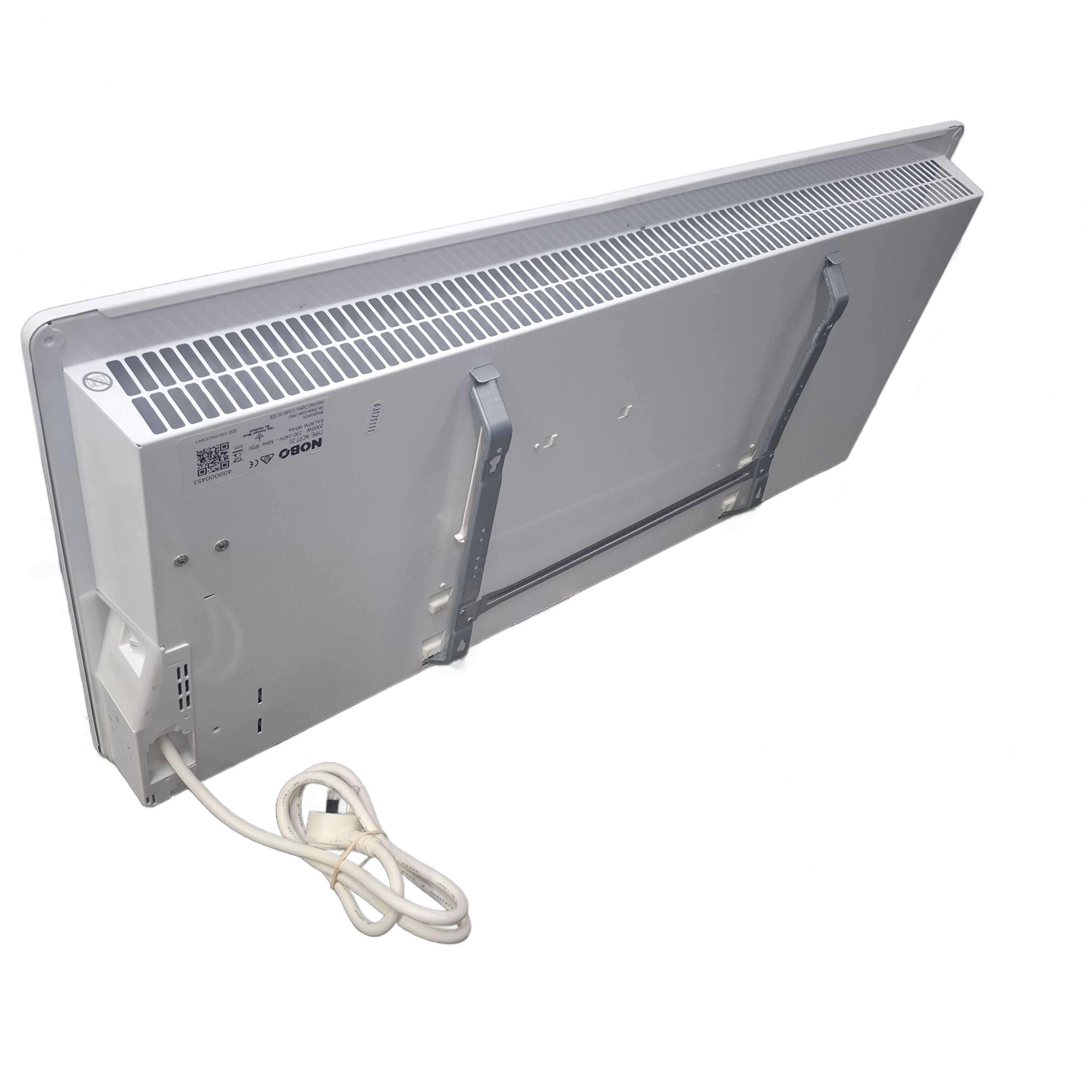 Nobo NCPT 20 2kW Compact Panel Heater White + Manual (WR 1424223)