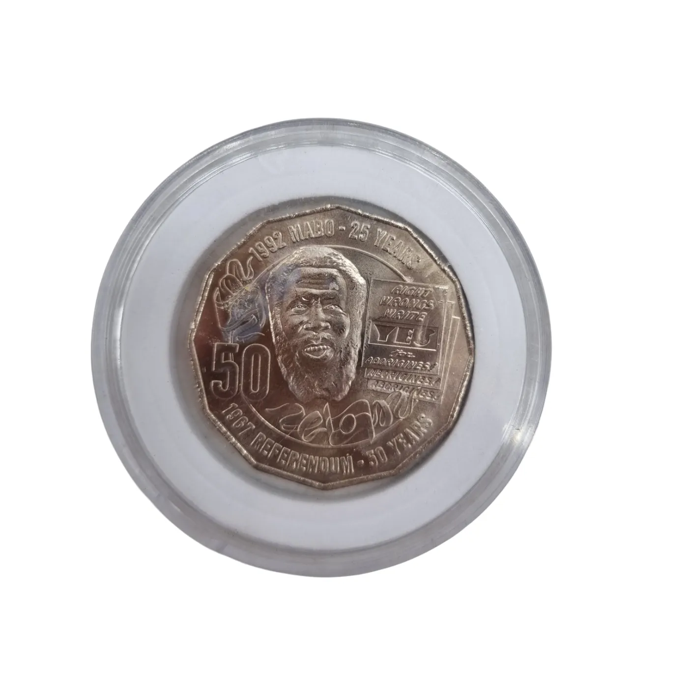 2017 50 Cent Australian Coin: Mabo Pride and Passion – 50 Years Referendum (WR 1366575)