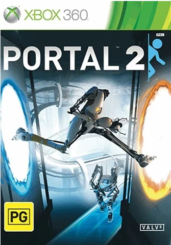 Portal 2 Xbox 360 Good Condition with Manual (LN)