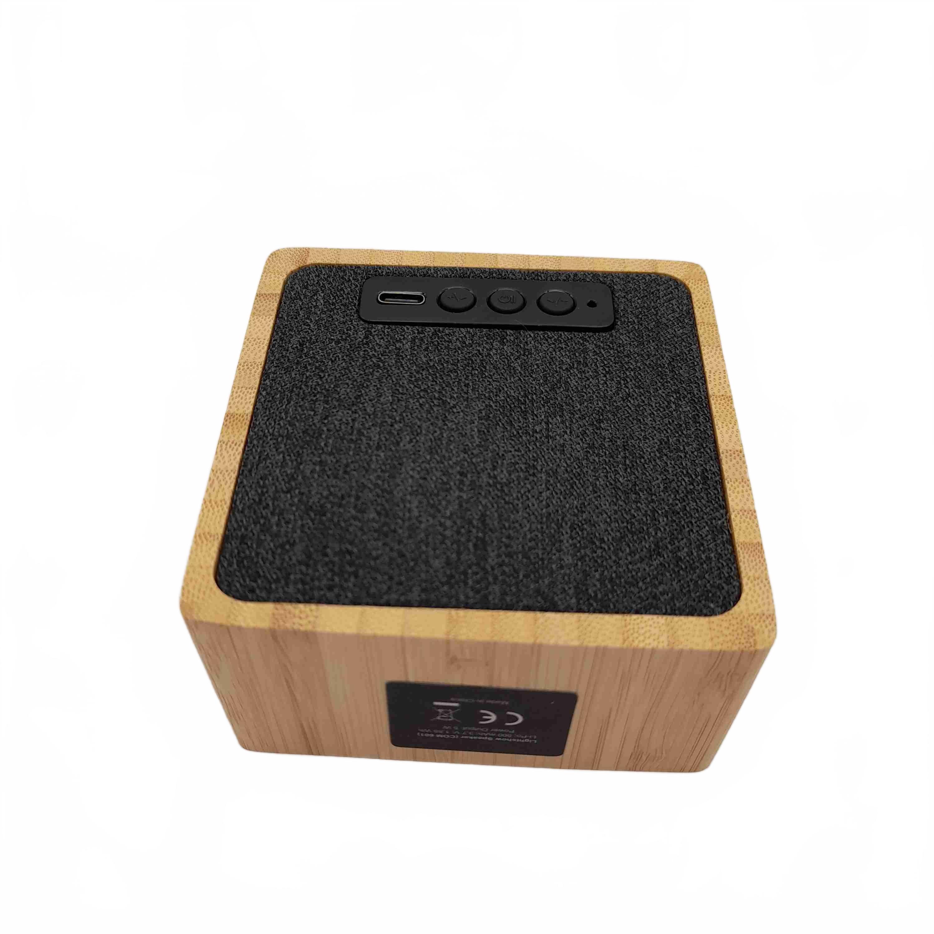 Lightshow Bluetooth Speaker COM 601 Brown Grey Great Working Condition (WL1434947)