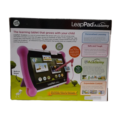 LeapFrog LeapPad Academy Educational Tablet 6022 Pink (Unopened) (LN)
