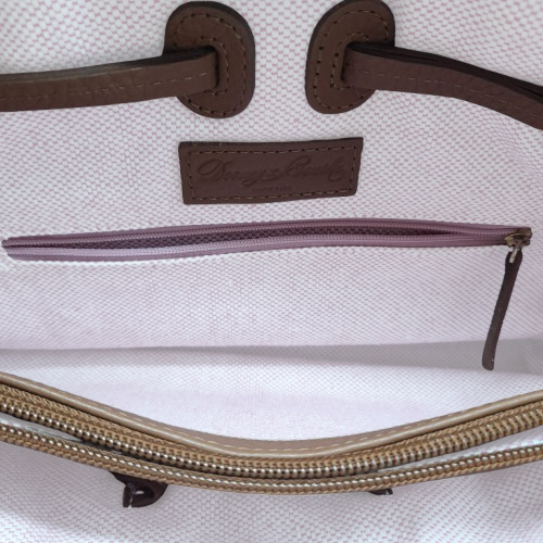 Dooney & Burke Chiara Tan Satchel Bag Womens ( GE )