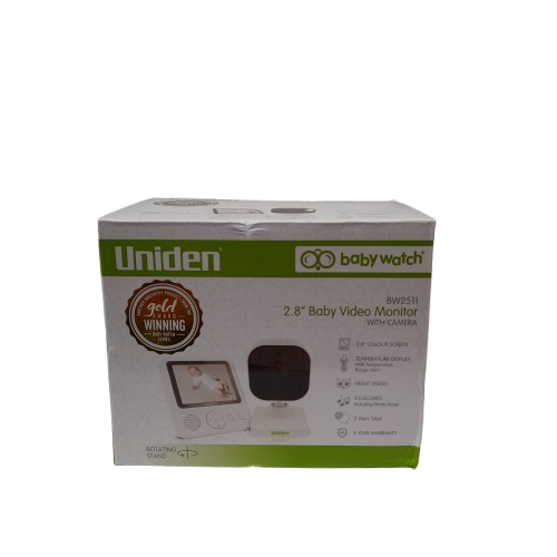 Uniden Baby Monitor BW2511 Green/White (In The box) (MR)