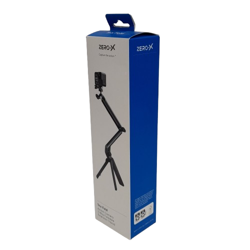 Zero-X Trix Fold Action Camera 3-Way Foldable Extension Tripod (ZXM-ACZ07) (LN)