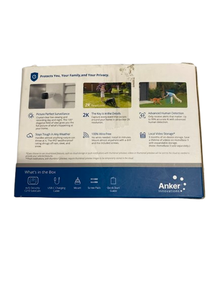 Eufy Security Camera 2K White  (NG)