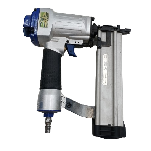 Spear + Jackson Air Nail Gun Model 1650, Silver + Blue, UNTESTED **CONSIGNMENT ITEM** (NA 1388050)