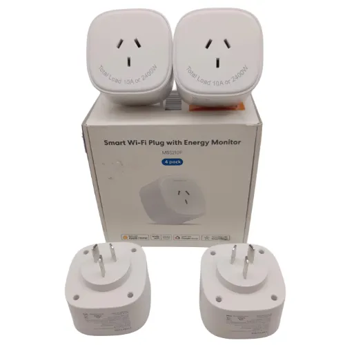 Meross Smart Wifi Plug with Energy Monitor MSS210P 4 Pack As new In Box