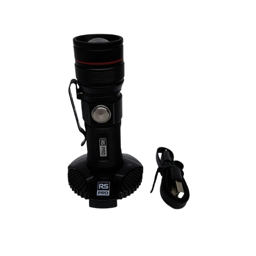 RS PRO 176-6035 LED Rechargeable Pocket Torch Like New