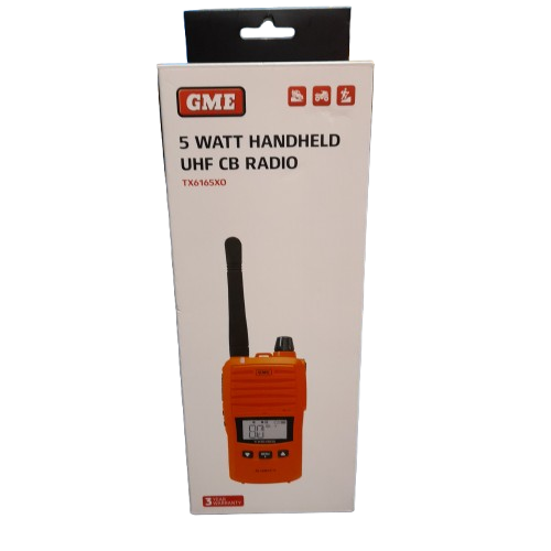 GME TX6165XO 5 Watt Handheld UHF CB Radio (LN)