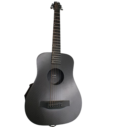 Klos Full Carbon Travel Guitar With Travel Case, Excellent USED LIKE NEW Condition (NA) PICK UP ONLY