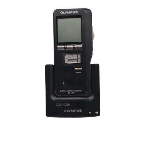 Olympus DS-5000 Digital Voice Recorder Black With Charging Dock (LN)