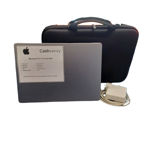 Apple MacBook Pro 14 A2442 M1 Pro 16GB RAM 512GB SSD With Charger and Case ( LE )