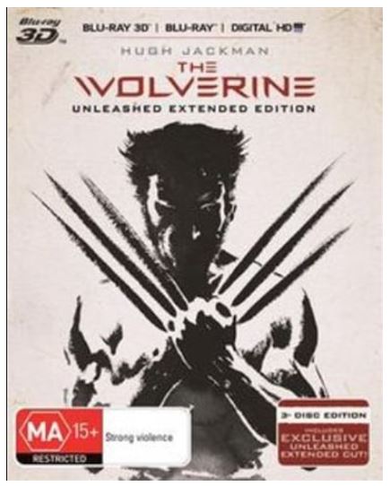 The Wolverine 2013 Bluray 34, Bluray, Digital HD Good Condition (GE1280789)