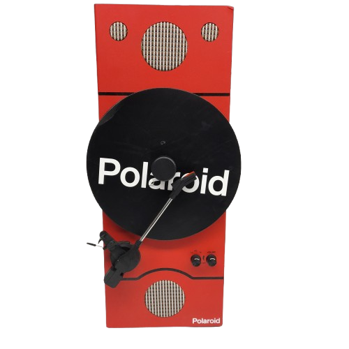 Polaroid PL3266TB Wall-Mounted Bluetooth Turntable with Power Adapter (LN)