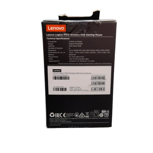Lenovo Legion M410 Wireless RGB Gaming Mouse in Box (MR)
