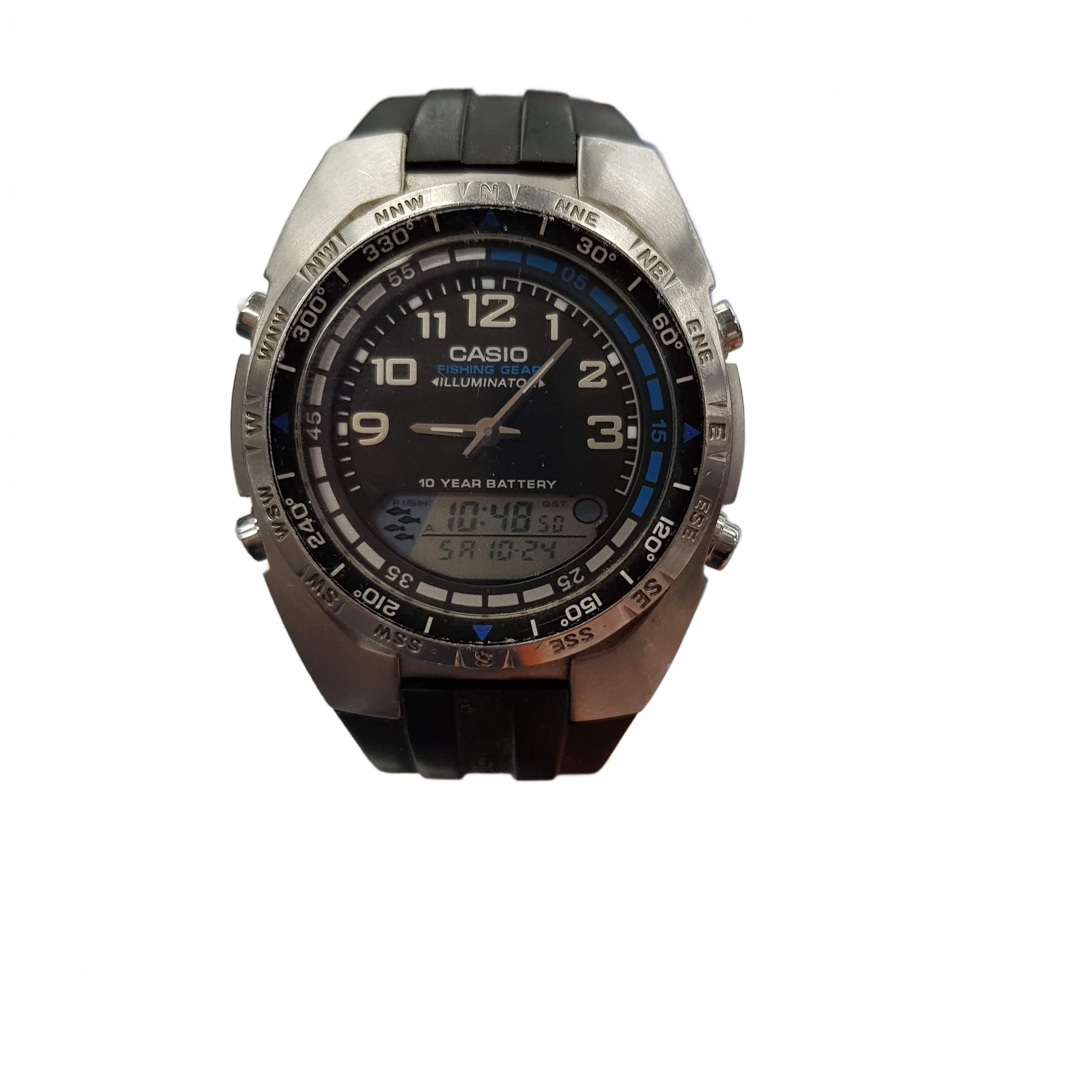 Casio Fishing Gear AMW-700 Blue Silver Watch (1434925) (MR)