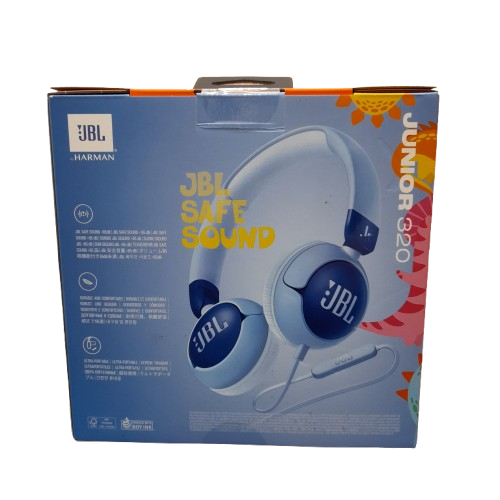 Jbl Junior 320BT Wireless Kids Headphones Blue (LN)