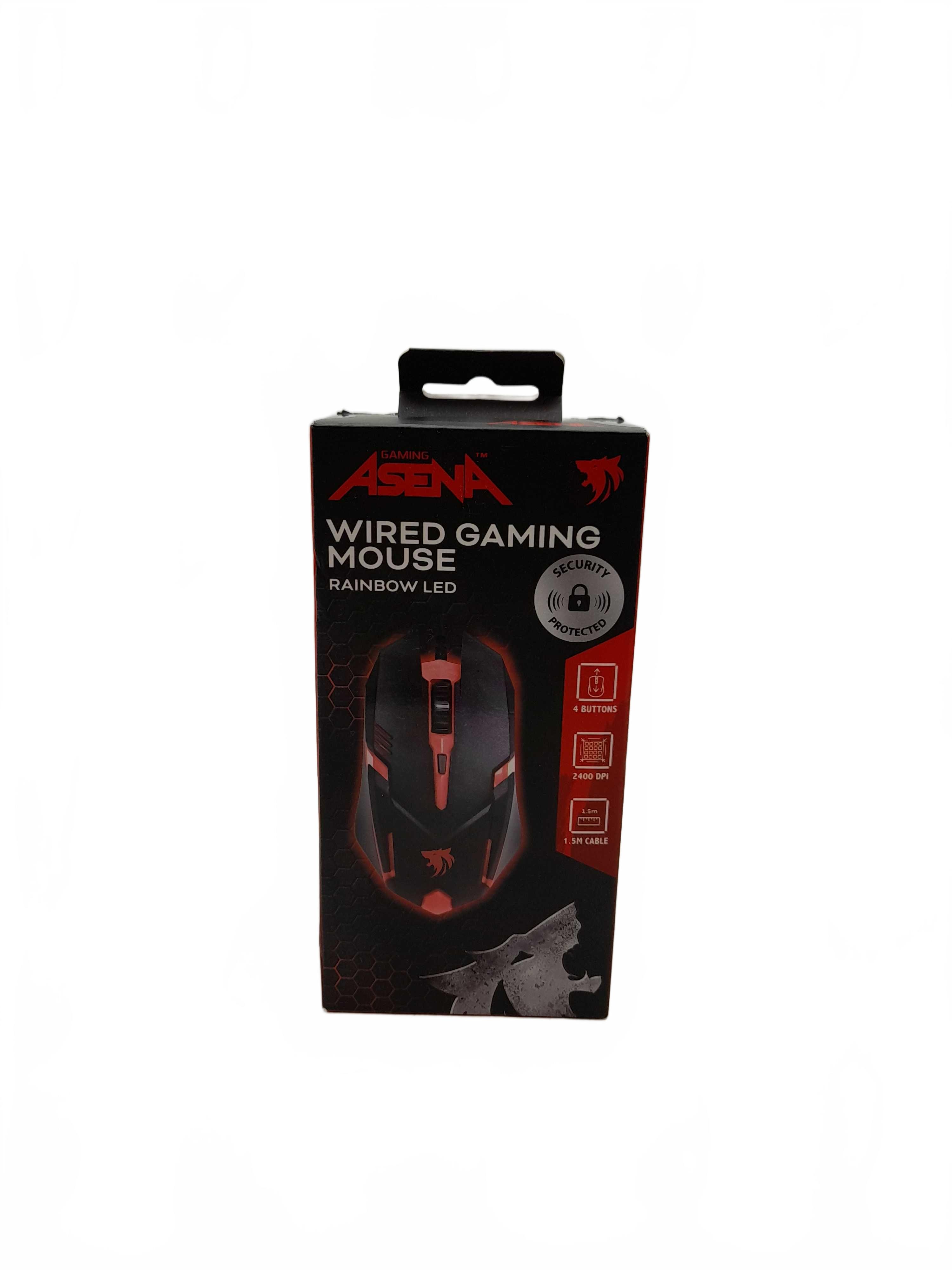 Asena Gaming Mouse Red Black (WL 1433302)