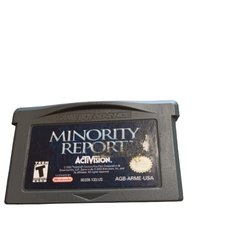 Minority Report Everybody Runs Game Boy Advance Cartridge Only (lel)