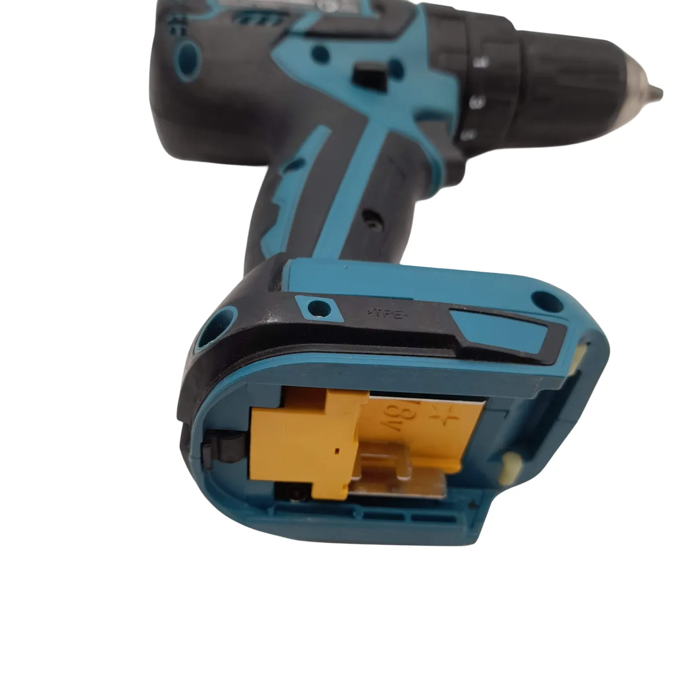 Makita DHP459 18V Cordless Hammer Driver Drill Green Black Skin (WL1419056)