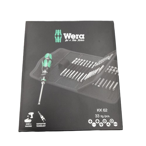 Wera Screwdriver Set Kraftform Kompakt 62 (LN)
