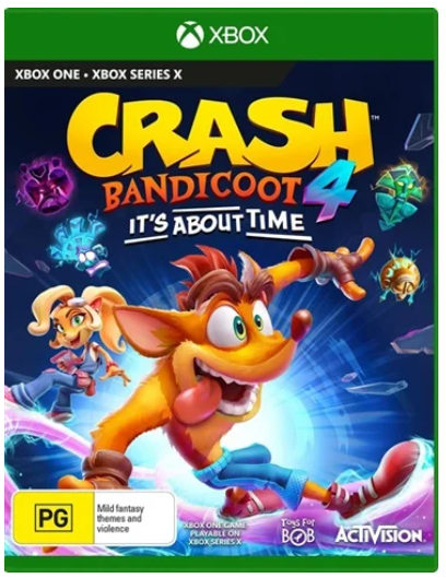Crash Bandicoot 4 – It’s About Time, Xbox One/Series, Very Good Condition No Manual