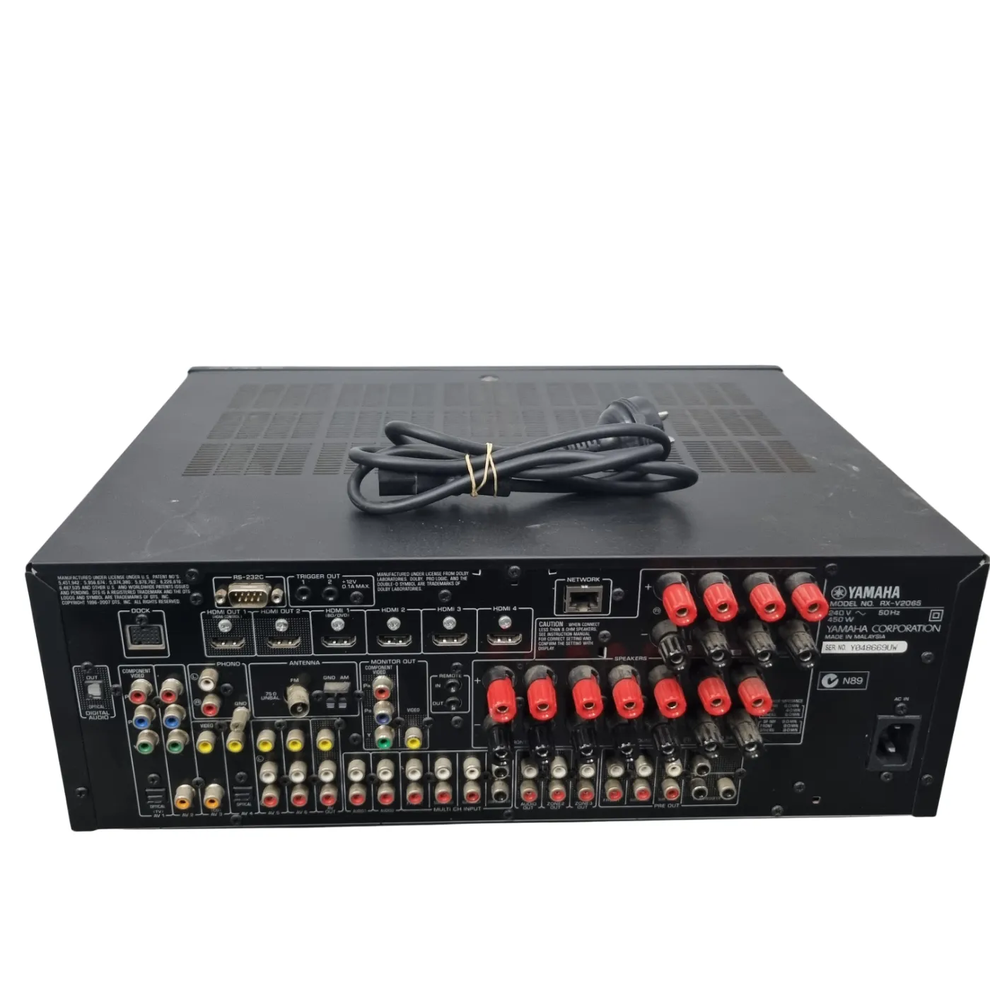 Yamaha Natural Sound AV Receiver RX-V2065 + Remote (WR 1356261)