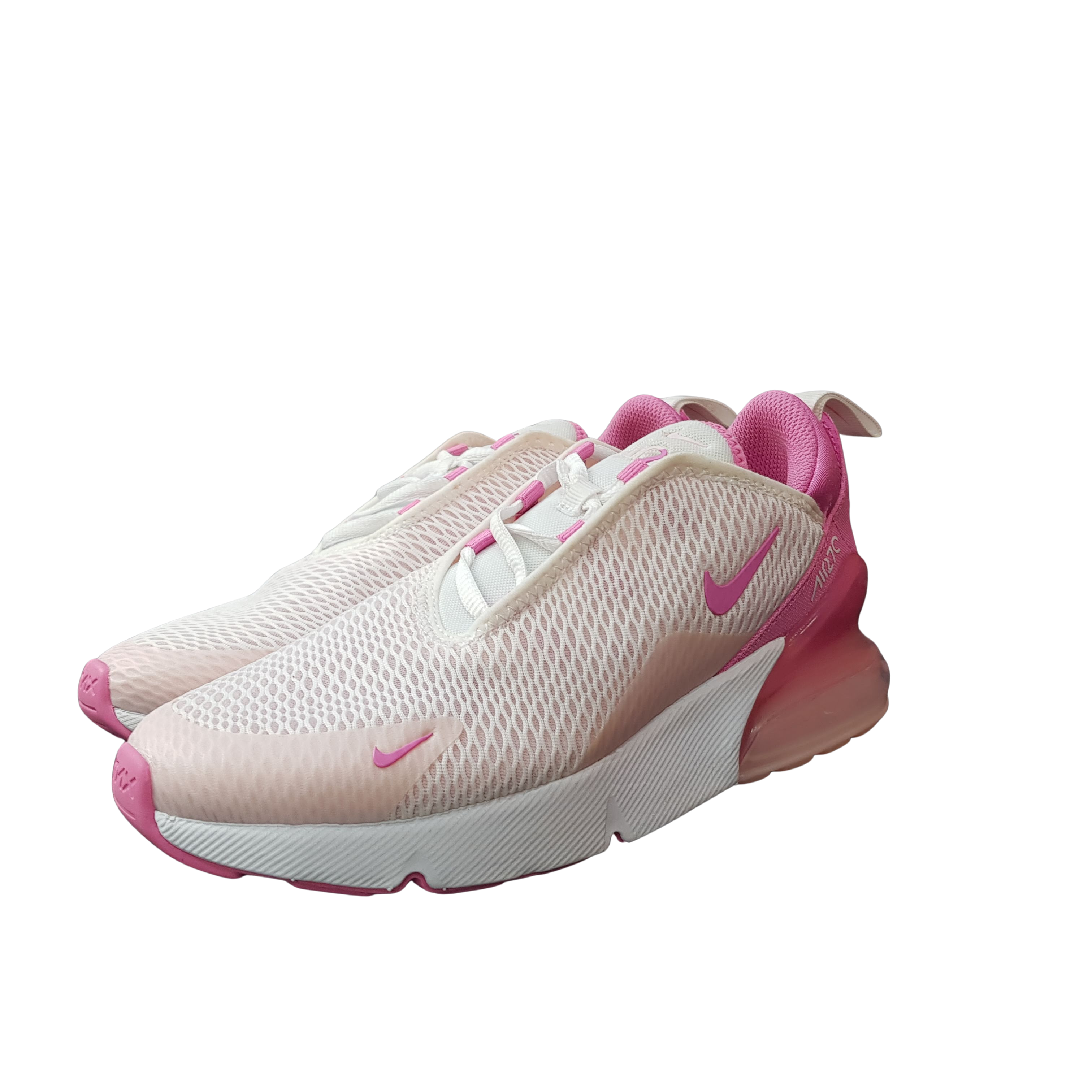 Nike Air Max 270 Youth 3Y Pink and White (MR1412377)