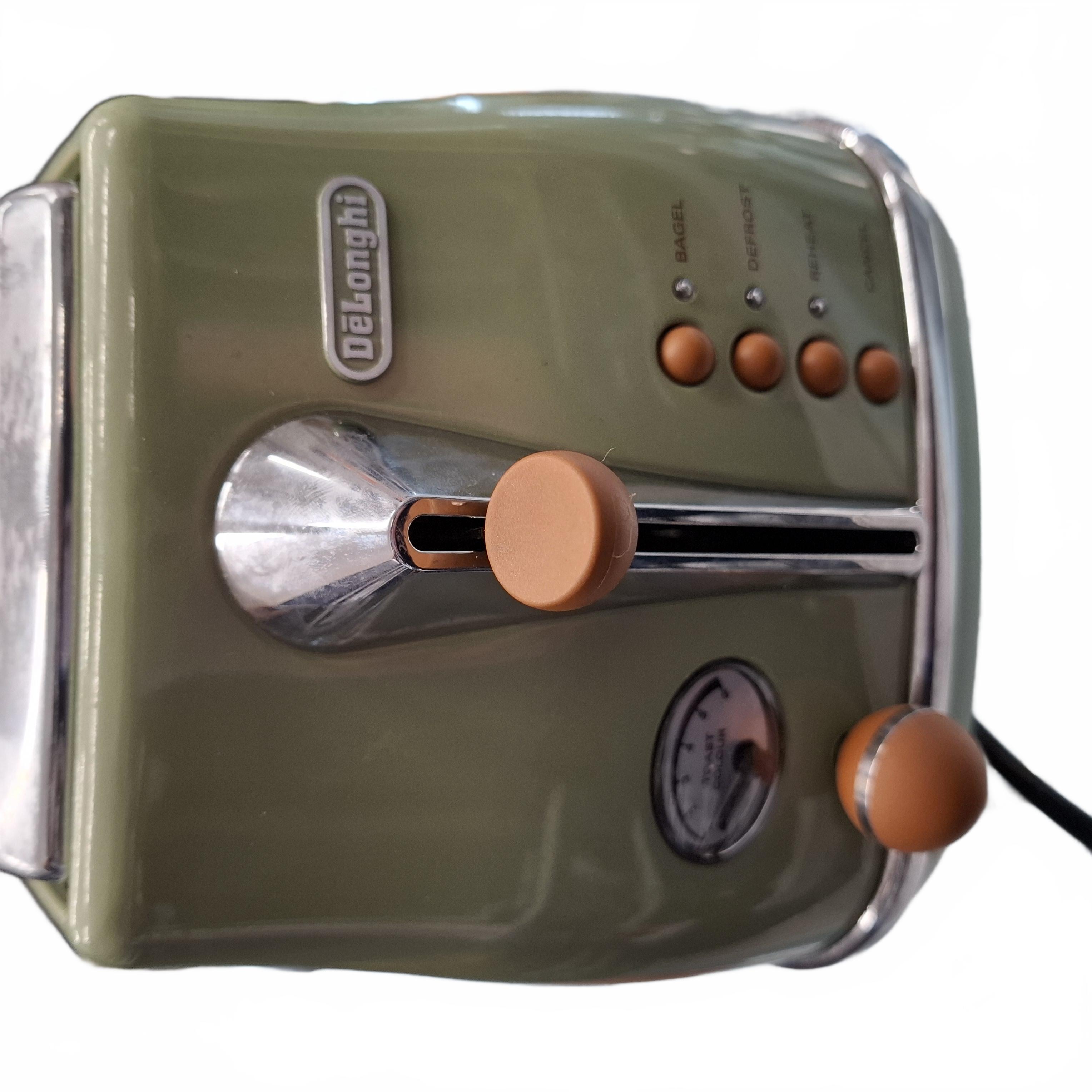 Delonghi Icona Vintage Electric Kettle And Toaster Green (1432348)JN