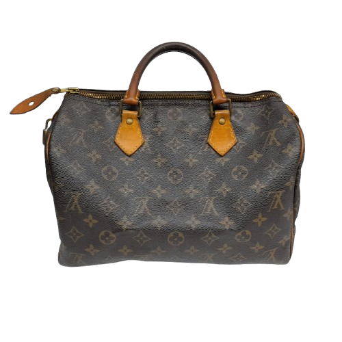Louis Vuitton Speedy 30 Monogram Canvas Handbag with Certificate of Authenticity (LN)