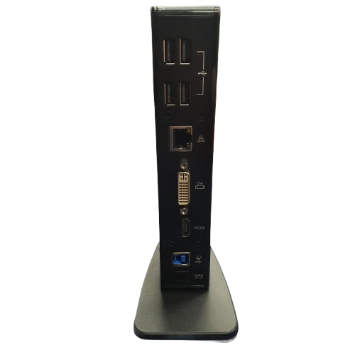 Plugable UD-3900 Black Docking Station, With AC Adaptor, Good USED Condition (MR 1436508)