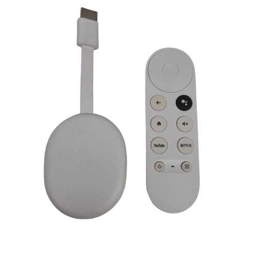 Google Chromecast G7RN with Google TV 4K, Remote and Charger (LN)